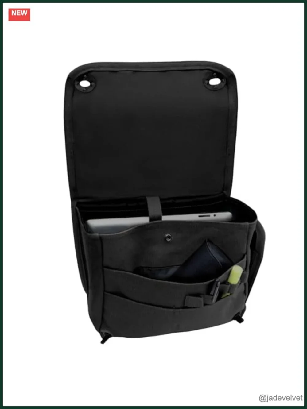 Compact EDC Crossbody Bag with Multi-Compartment